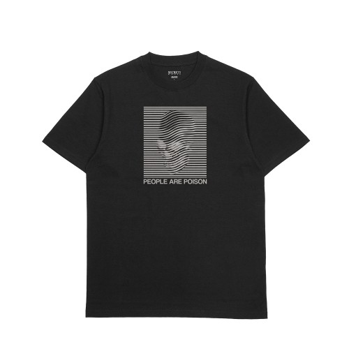 POISON 3M REFLECTIVE TEE BLACK