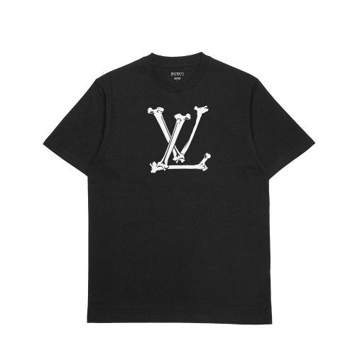 LV BONES TEE BLACK