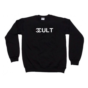 CULT BLACK CREWNECK ...